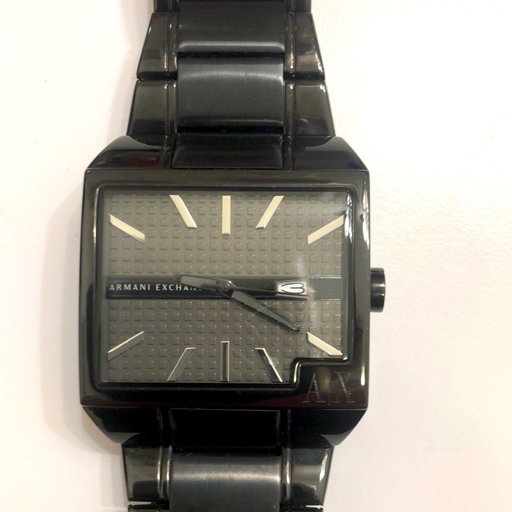 AlX Armani Exchange Chunky Square Ion Men’s Dress Watch